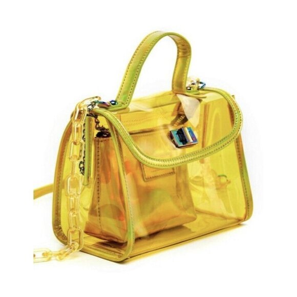 Like Dreams Jelly Clear See Through Satchel Set - Picture 1 of 3